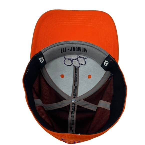 Clemson Tigers Baseball Hat Men OSFA Top of the World Memory Fit New Without Tag - Picture 6 of 9